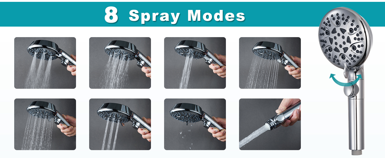 shower head with hose