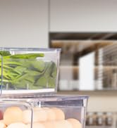 Refrigerator Drawer Organizer Bins