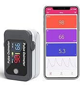 Pepultech Fingertip Pulse Oximeter,Blood Oxygen Saturation Monitor,High Accuracy O2 Meter for All...
