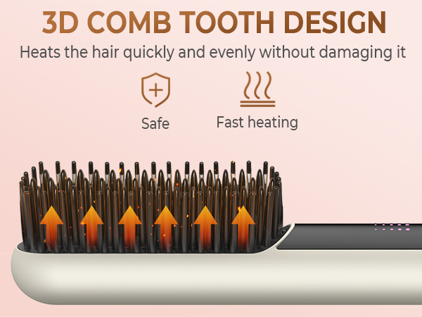 Cordless Hair Straightener Brush