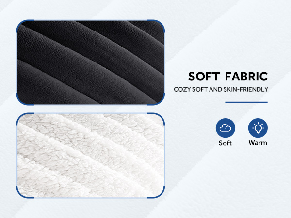 heated throw with foot pocket