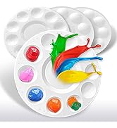 Hulameda 4ps-Paint Tray Palettes, Paint Pallet, Paint Holder, Painting Palette, Plastic Palette, ...