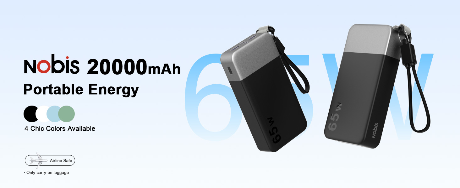 Nobis 20000mAh Portable Energy