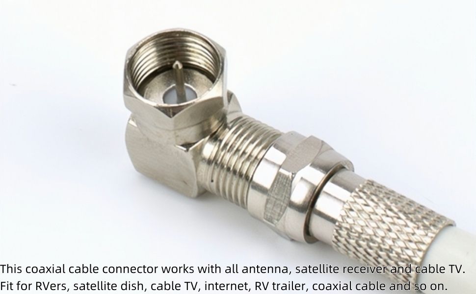 90 Degree Coaxial Connector