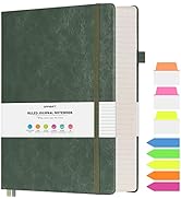 College Ruled Notebook, Large B5 Lined Journal Notebook, 314 Numbered Pages Work Notebook with In...