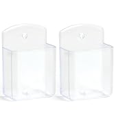 SIBRANT 2 Pcs Remote Control Holder Wall Mount, TV Controller Holder, Self Adhesive Remote Holder...