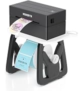 MUNBYN Thermal Label Holder for Rolls and Fanfold Labels, Label Roll Holder for Desktop Thermal P...