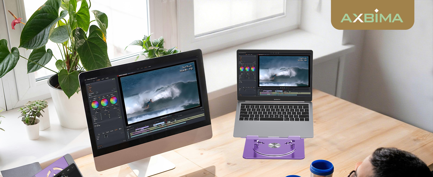 laptop stand for desk portable notebook stand ergonomic laptop riser office desk accessories