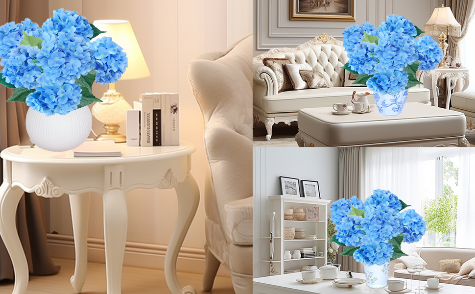 blue hydrangea