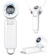 Drcryo Portable Handheld Turbo Fan 5 Gear High Speed 5000mAh USB Rechargeable Personal [24H Max C...