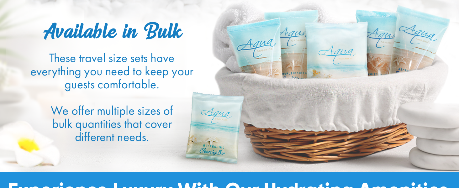 Aqua Organics hospitality all-in-kit