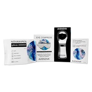 Novawipes, Eye Compress, i-Chek and Avenova Spray