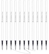 MengRan 4.3'' Gel Ink Pen Refills for Click Pens,0.5mm Tip Fine Point,Quick Drying Ink,Compatible...