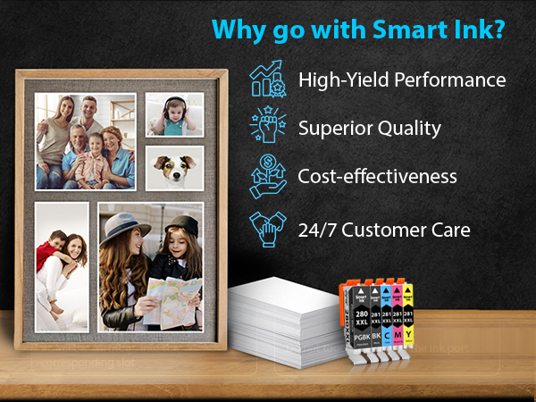 Smart Ink 280 ink cartridges for canon printers
