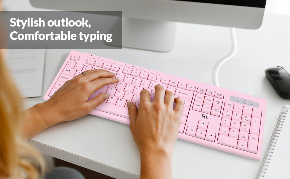 Rii RK907 USB Wired Keyboard