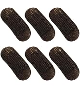 6 Pcs Brown Sponge Volume Hair Bases Volume Inserts Hair Clip Fluffy Hair Cushion Bump It up Hair...