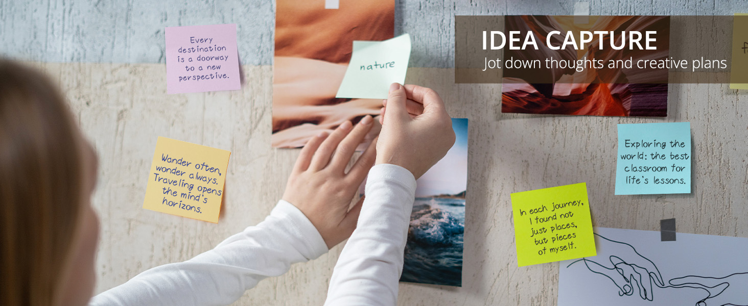 sticky notes