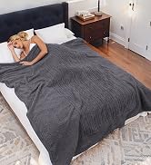 Heated Blanket Twin Size Electric Blanket 62" x 84" with 5 Levels Heating & 10Hs Auto Off, Silky ...