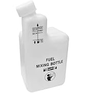 2 Stroke Engines Oil Fuel Mixing Bottle for Lawnmower Brush Cutter Chainsaw, 1L, 4 Ratios 32:1/50...