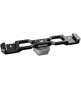 NICEYRIG Dual Cold Shoe Mount Flash LED Light Microphone Vlog Vlogging Extension Bracket with Sho...