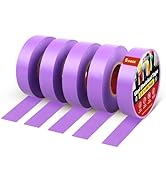 RED WOLF 5 Pack Purple Electrical Tape 3/4 Inch x 66 Ft Industrial Grade UL/CSA Listed 7 Mil Thic...