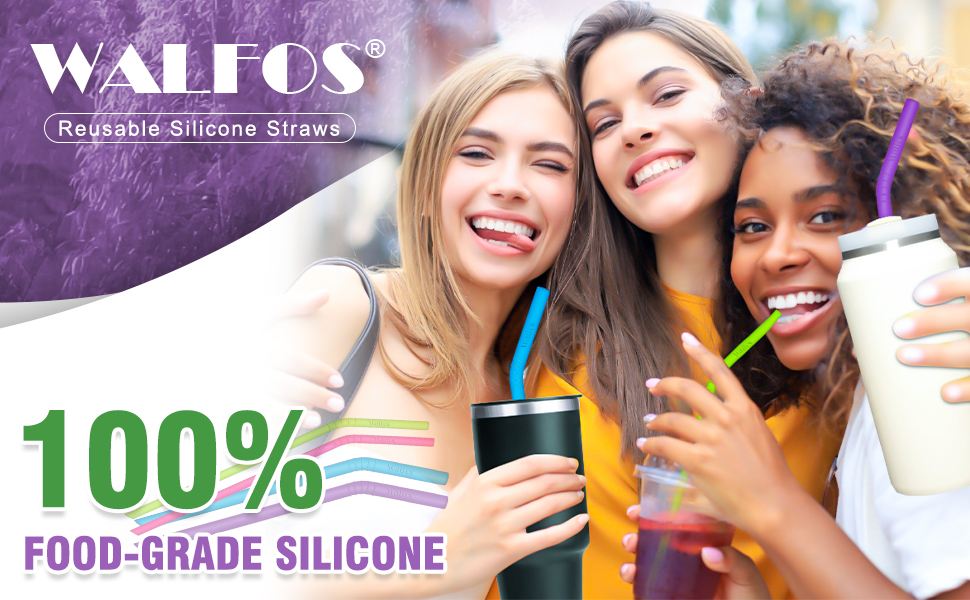 silicone straws