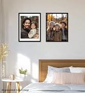 HEART ART 18x24 Frame in Black,Display Pictures 16x20 with Mat or 18 x 24 Posters Without Mat,Gal...