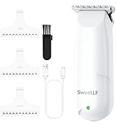 SweetLF Hair Clippers, Silent Cordless Hair Trimmer, Mini Hair Cutting Kit with 3 Guide Combs, US...