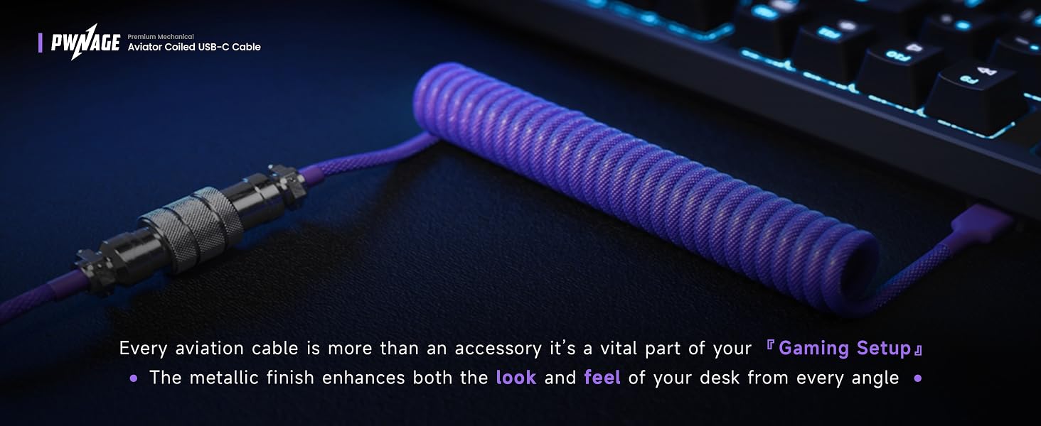 pwnage premium aviator coiled cables