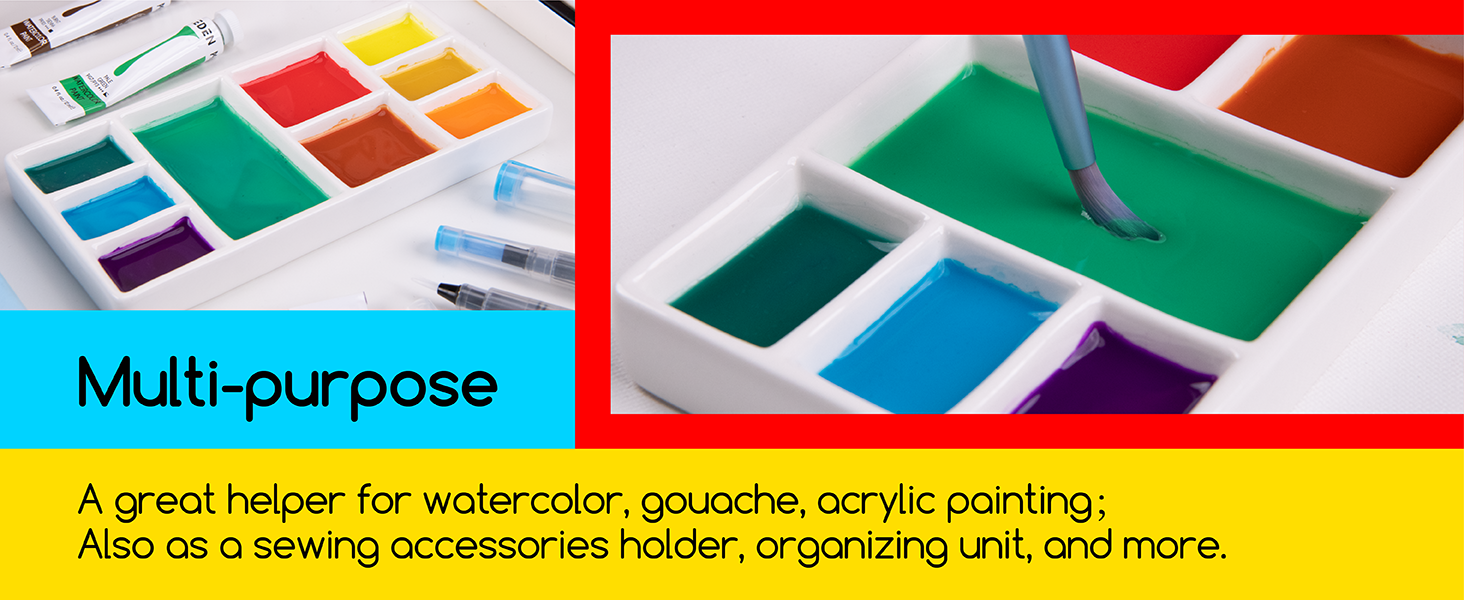 Porcelain Watercolor Palette