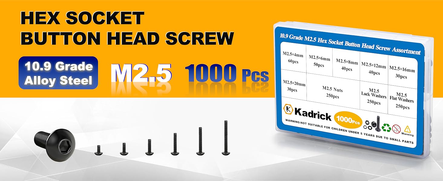Kadrick M2.5 Screw Assortment