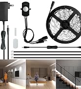 Dimmable PIR Motion Sensor LED Under Cabinet Lighting Kit