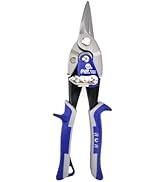 10-Inch Heavy Duty Aviation Tin Snips – Professional Straight Cut Metal Shears for Sheet Metal, M...
