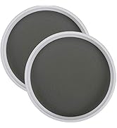 Lawei 2 Pack Lazy Susan Turntable - 12 Inch Non-Slip Kitchen Storage Turntable Spice Rack Organiz...