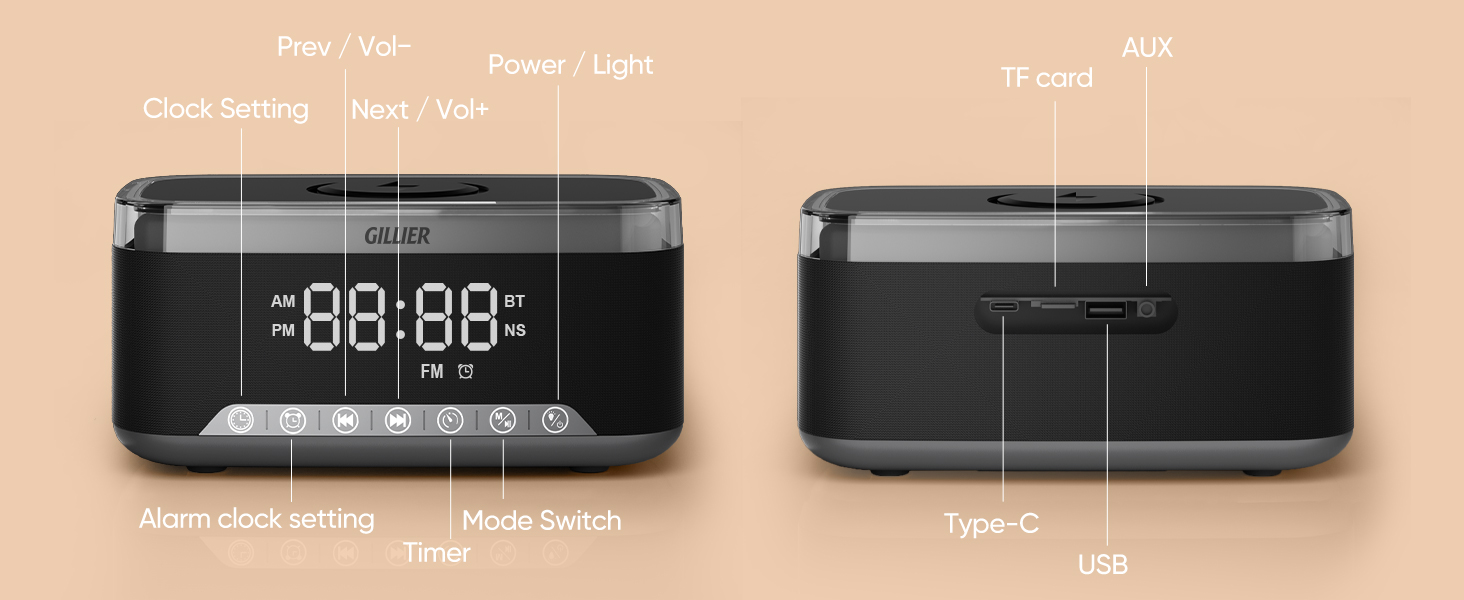 ihome alarm clock with charging dock