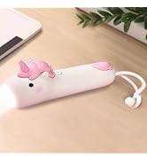 LEDHOLYT Kids Flashlight - Cute Silicone Unicorn Toy Light with Adjustable Brightness, Safe & Dur...
