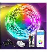 DAYBETTER Led Strip Lights 110 ft Ultra Long Smart Light Strips with App Voice Control Remote RGB...