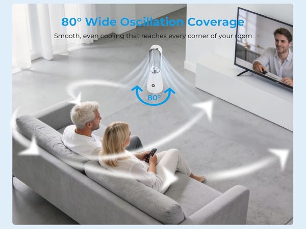 Text reads '80° Wide Coverage'. Sequence showing door stopper installation and usage demonstration on wooden floor.