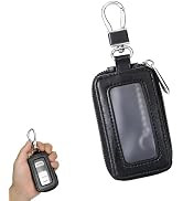 yorpyep Car Remote Key Protective Cover, Anti-scratch PU Leather Double-ended Zipper Key Bag, for...