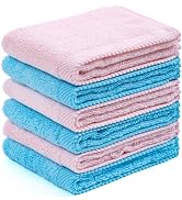 Mother-Earth Cotton Washcloths, Soft Face Towels, Absorbent Wash Cloths for Sensitive Skin
