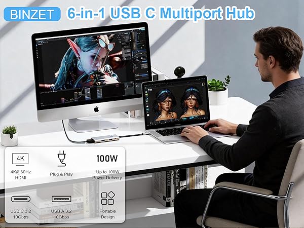 usb c hub usb c hub multiport adapter