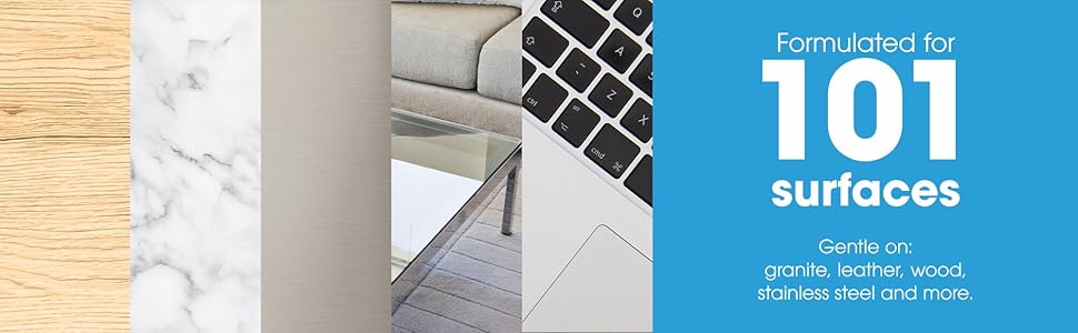 Formulated for 101 surfaces