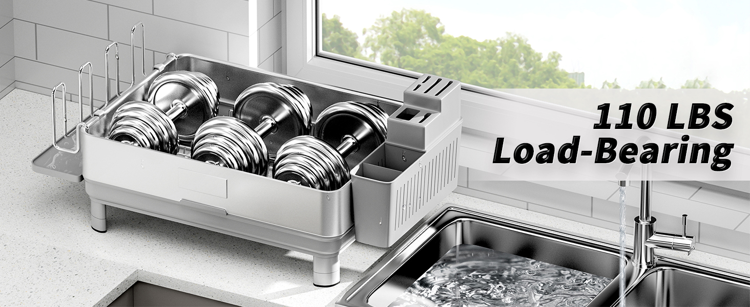large dish rack