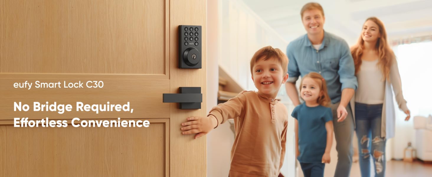 eufy Smart Lock C30, No Bridge Required, Effortless Convenience