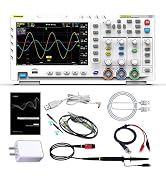 FNIRSI 1014D Oscilloscope 2 in 1 Digital Oscilloscope DDS Signal Generator, 100X High Voltage Pro...
