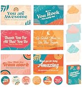 Decorably Employee Cards with Envelopes & Stickers - 24 Pack Employee Appreciation Cards with Env...
