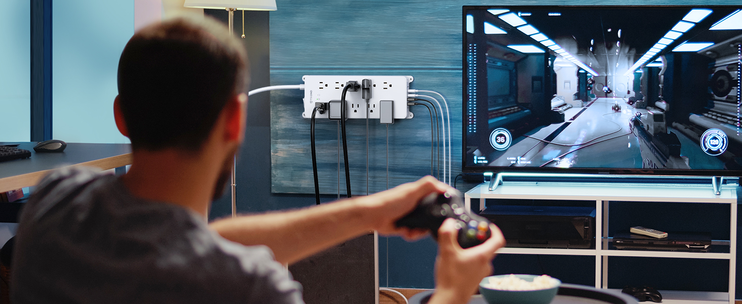 power strip wall mount