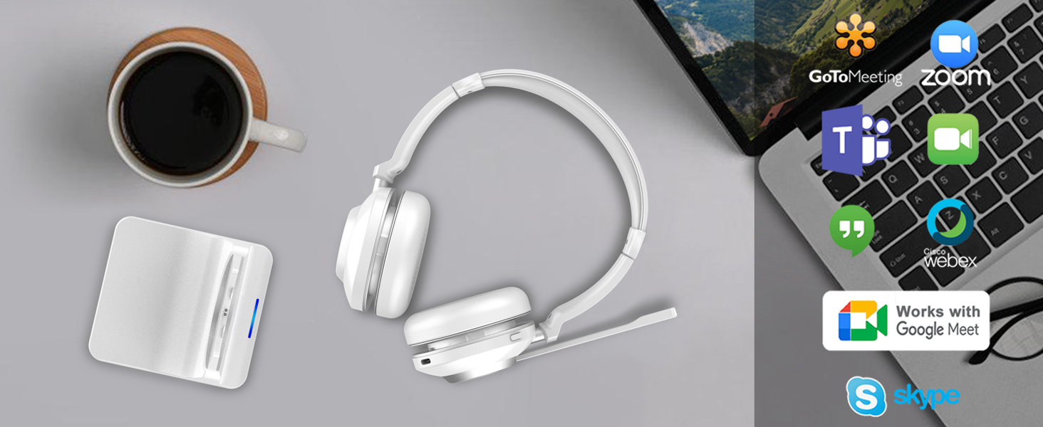 wireless headphones with microphone