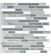 Art3d Peel and Stick Wall Tile for Kitchen/Bathroom Backsplash, 12