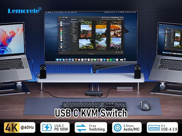 USB C KVM Switch